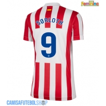 Camisa de time de futebol Atletico Madrid Alexander Sorloth #9 Replicas 1º Equipamento Feminina 2025-26 Manga Curta